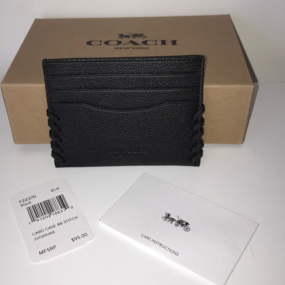 🛑SOLD 🛑BNWT men’s Coach Slim Card Case - Picture 6 of 6